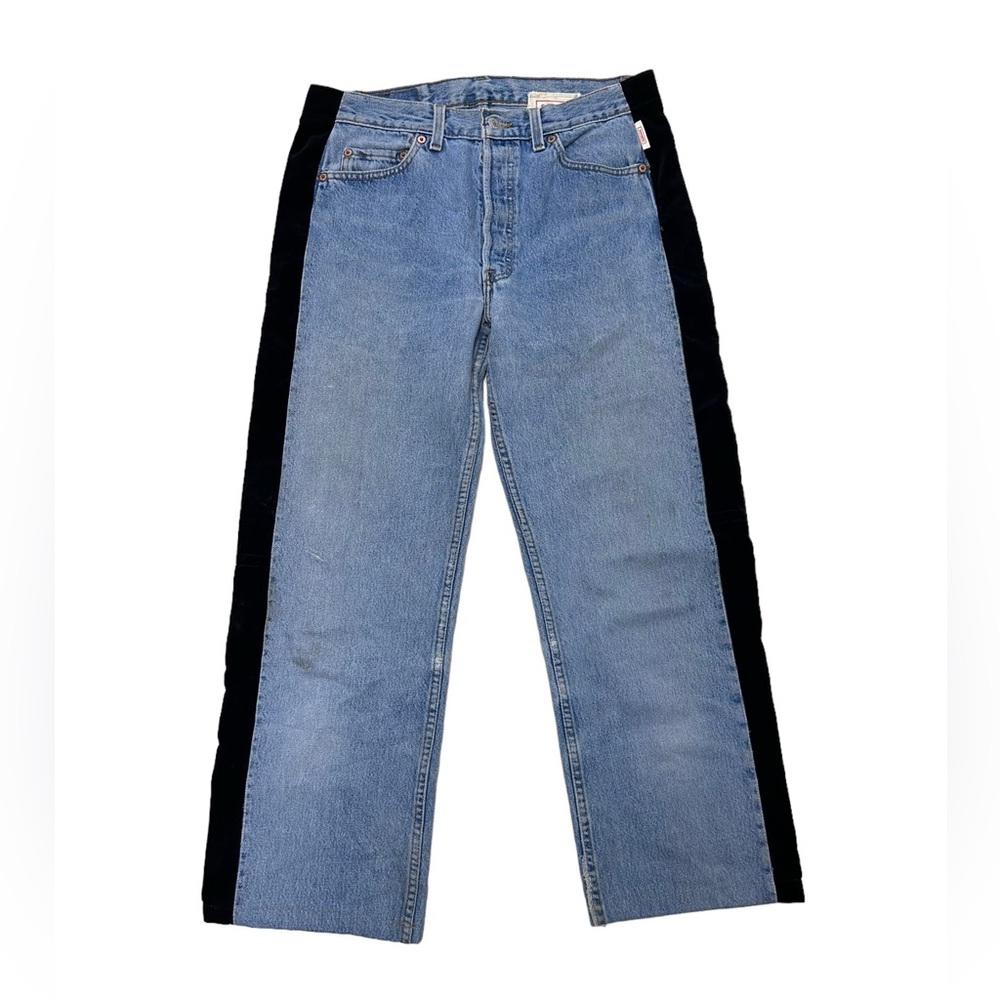 1990's Sample Levi’s 501 Side Striped Denim
